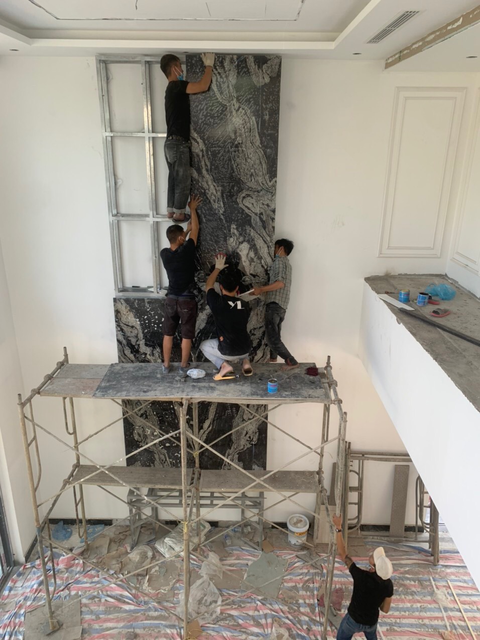 Nhà giàu chuộng làm nội thất bằng đá tự nhiên nhập khẩu