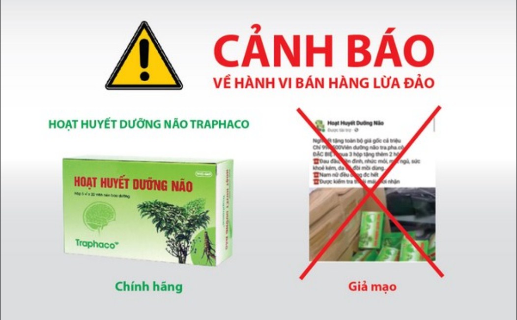 Traphaco lên tiếng về sản phẩm Hoạt huyết dưỡng não chỉ 20.000 đồng/hộp 