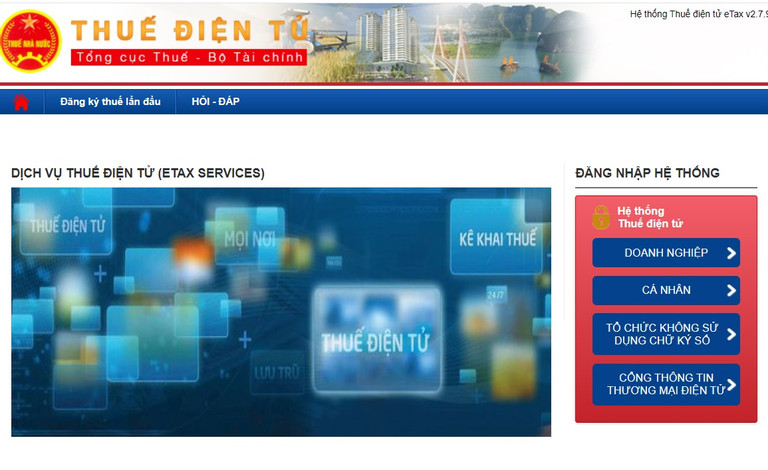 Hệ thống thuế điện tử bị quá tải nộp thuế chậm liệu có bị phạt 