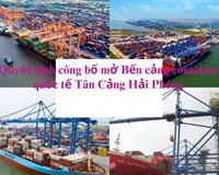 Công bố mở Bến cảng container quốc tế Tân Cảng Hải Phòng
