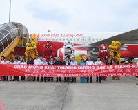 Hải Phòng đón chuyến bay đầu tiên từ Lệ Giang Trung Quốc 
