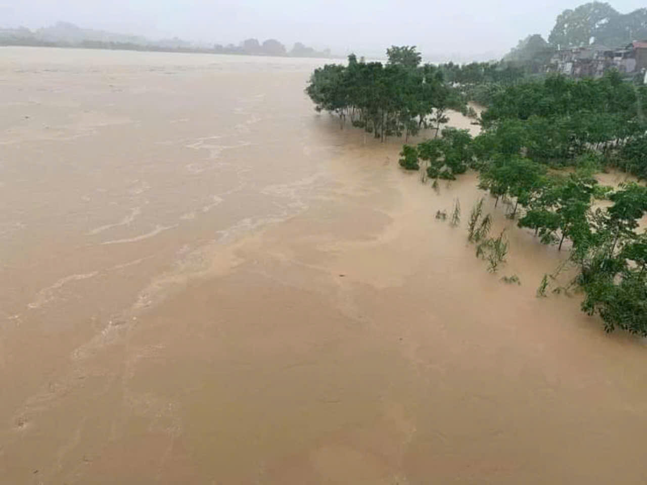 Hải Dương Liên tiếp ra công điện cảnh báo lũ trên hệ thống sông Thái Bình 