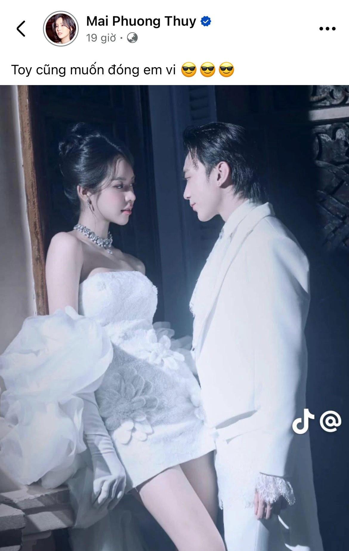 Mai Phương Thúy nhắn thẳng muốn làm nữ phụ của HIEUTHUHAI