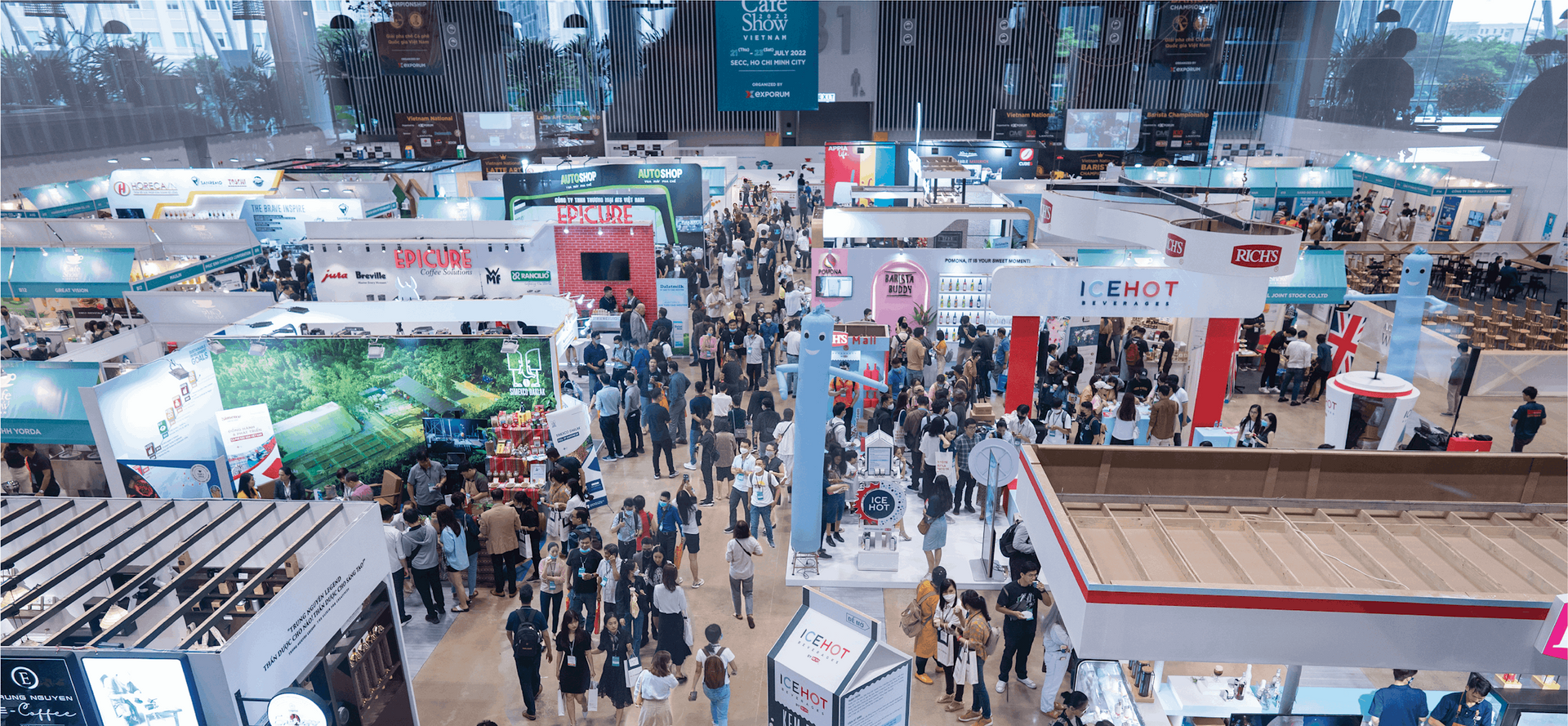 Triển lãm quốc tế chuyên ngành trà cà phê thực phẩm và đồ uống tại Việt Nam 