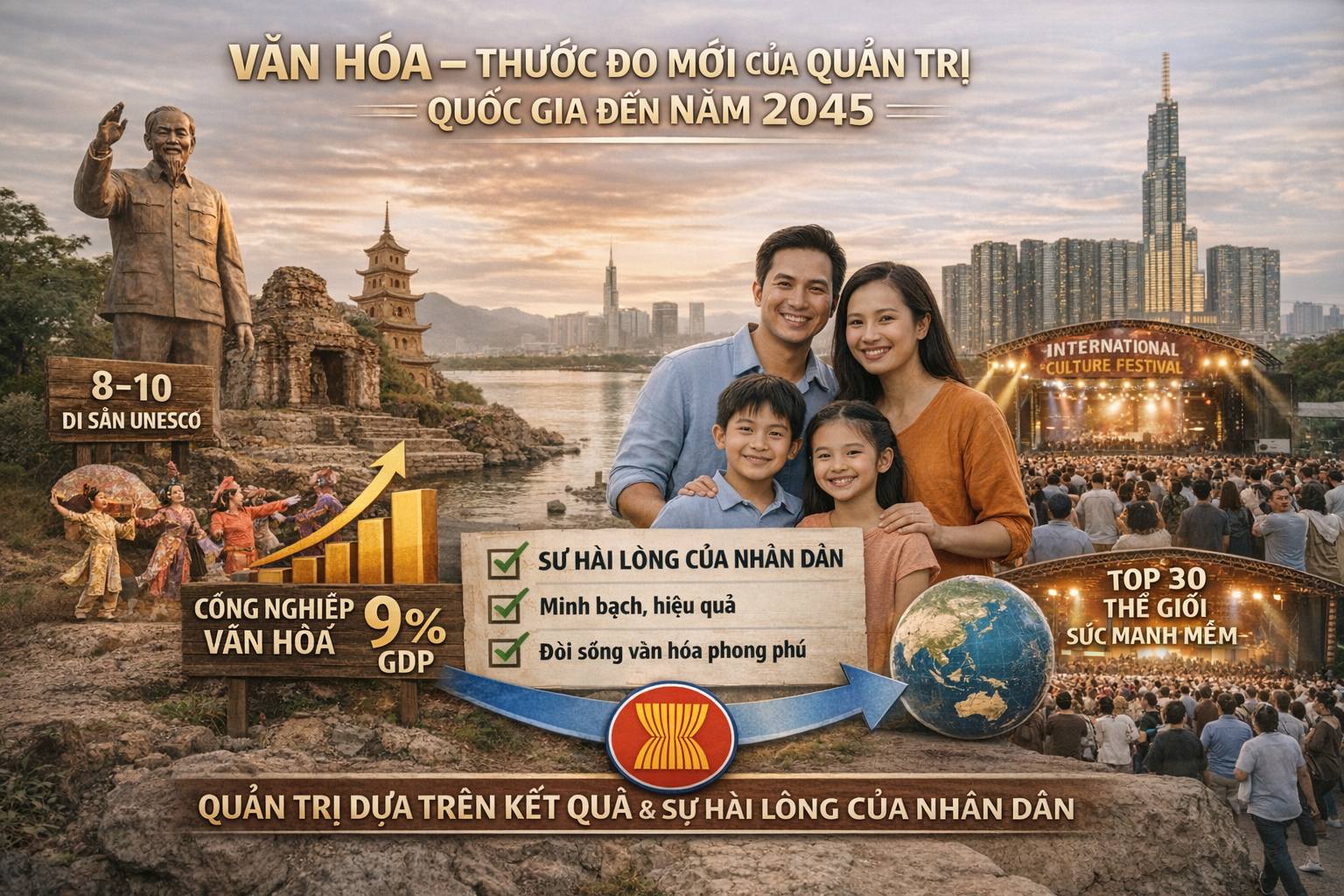 Văn hóa - thước đo chiều sâu của quản trị quốc gia 