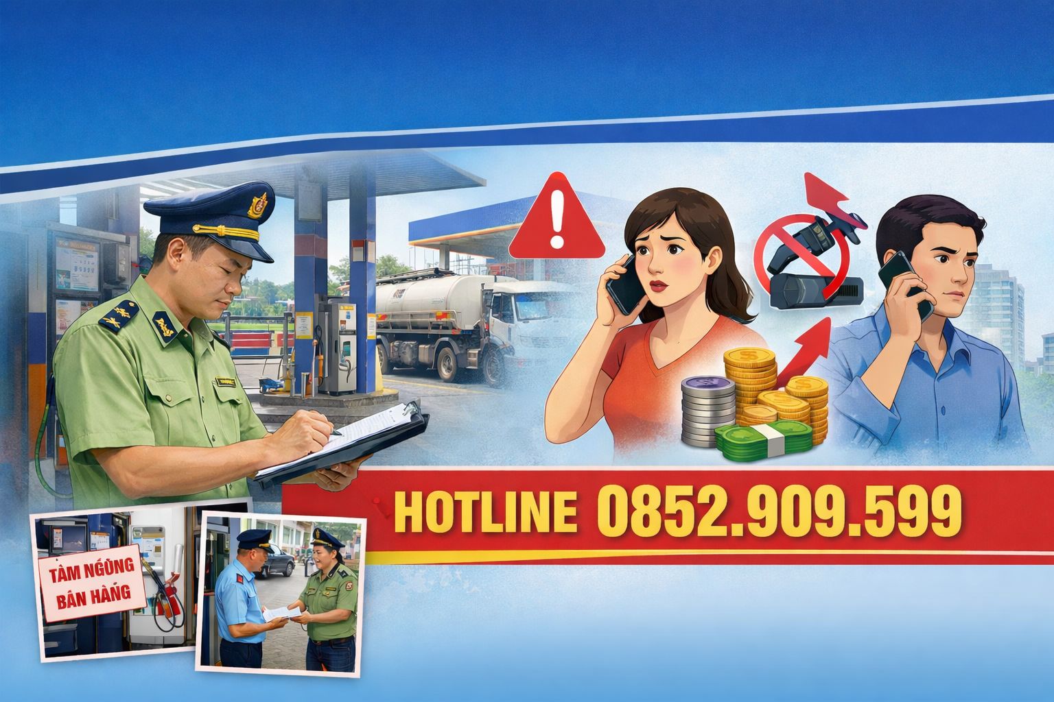 Hải Phòng thiết lập đường dây nóng tiếp nhận phản ánh vi phạm kinh doanh xăng dầu 