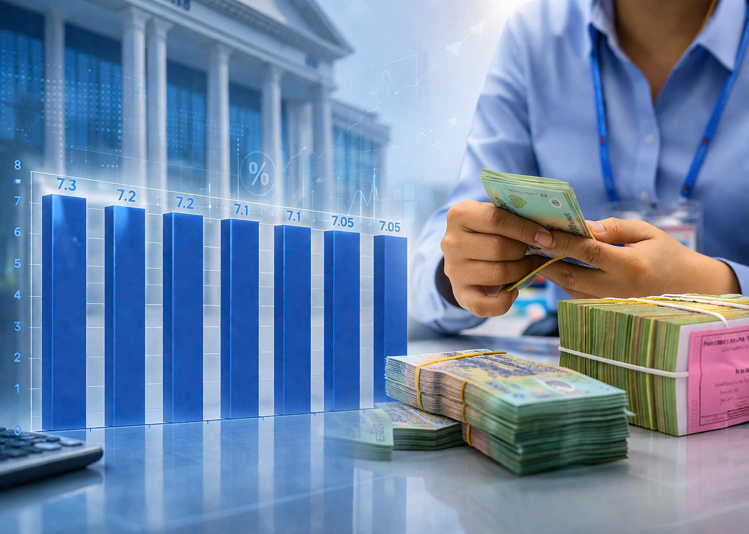 Lãi suất tăng nóng, ngân hàng bước vào cuộc đua hút vốn