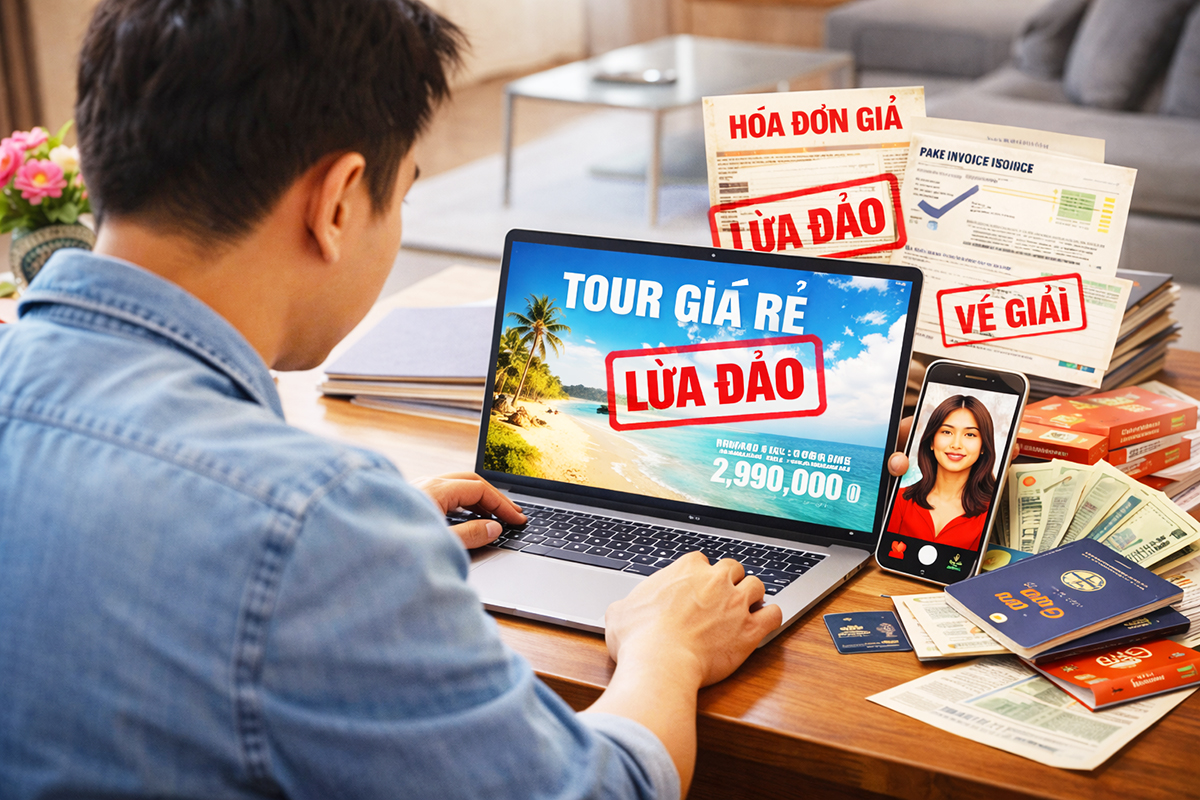 Đặt tour, săn vé dịp lễ 30/4: Coi chừng “sập bẫy” lừa đảo trực tuyến