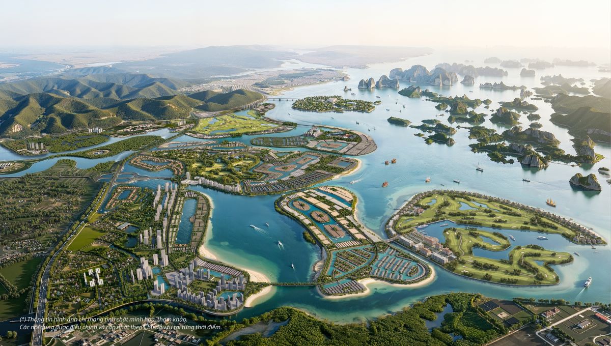 Choáng ngợp với hệ thống Lagoon 680 ha lớn nhất miền Bắc tại Vinhomes Global Gate Hạ Long