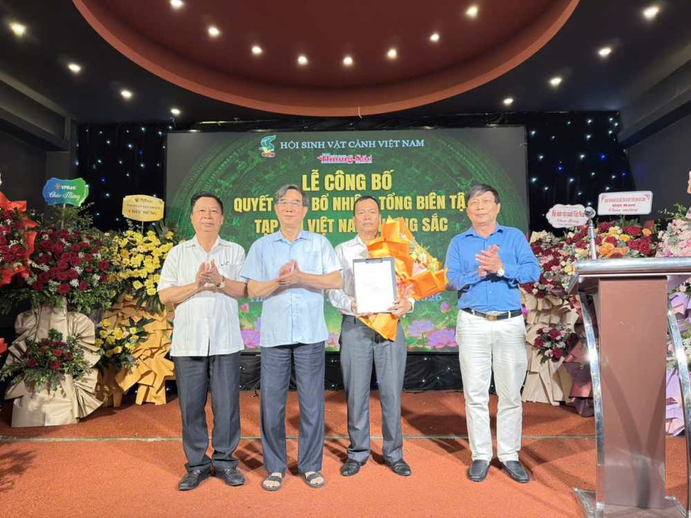 Nhà báo Lê Doãn Hưng được bổ nhiệm làm Tổng Biên tập Tạp chí Việt Nam Hương sắc