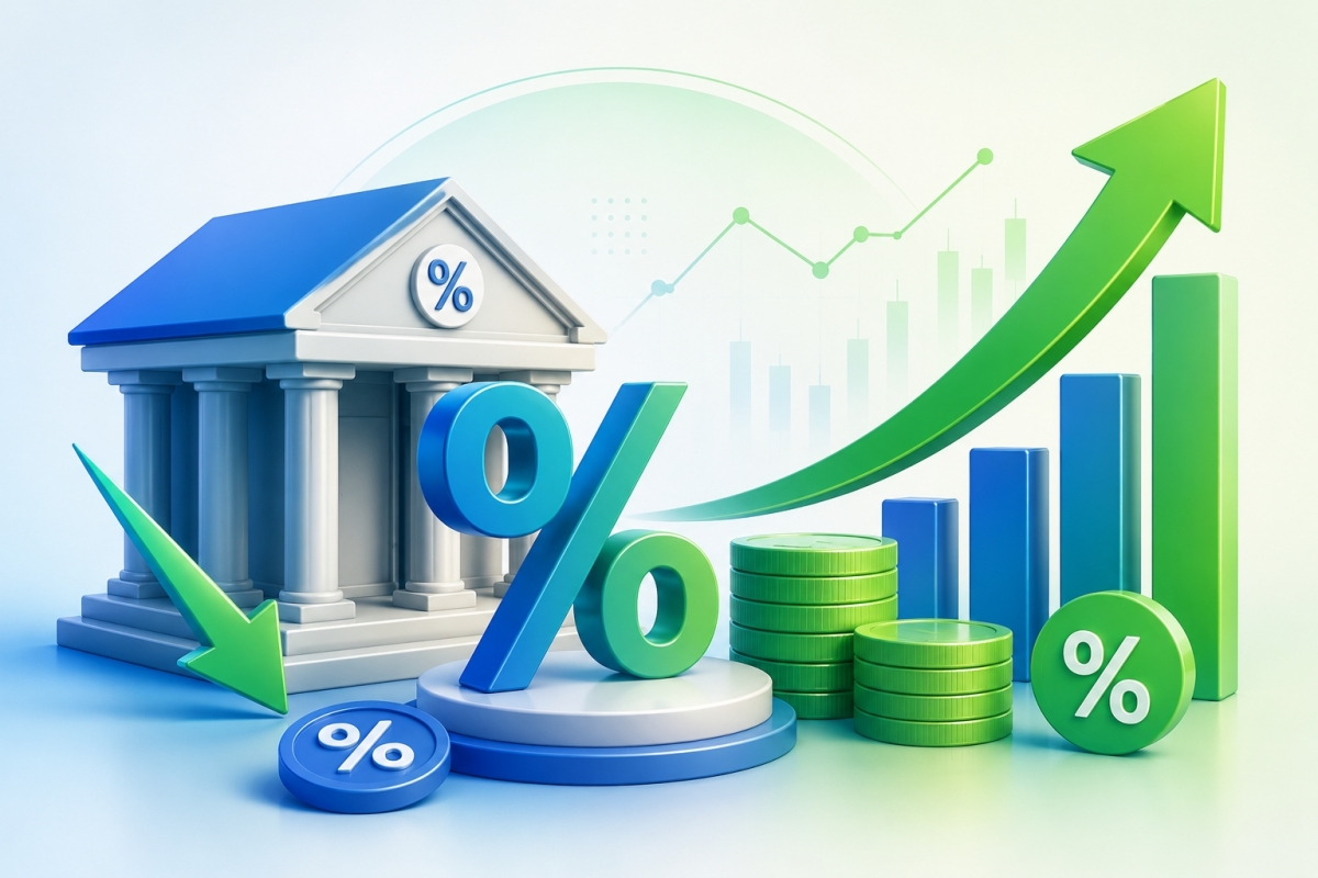 Lãi suất huy động đầu tháng 8 diễn biến trái chiều