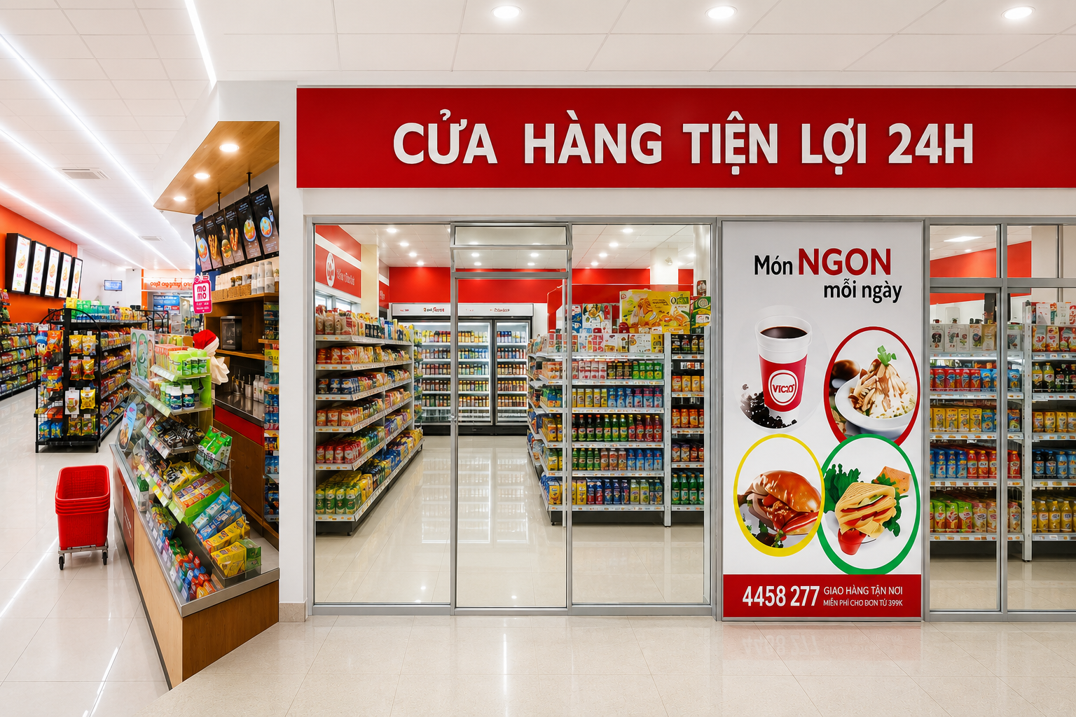 Cửa hàng tiện lợi đang thành “quán ăn thu nhỏ”?