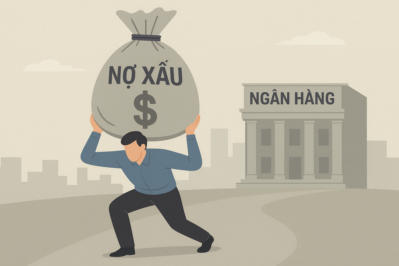 Nợ xấu tăng nhanh, 'lá chắn' dự phòng mỏng dần: Áp lực kép với ngân hàng