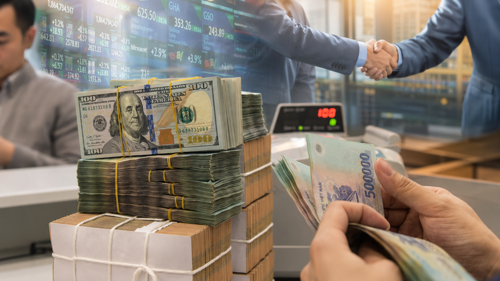 Ngân hàng Việt hút gần 7 tỷ USD vốn ngoại
