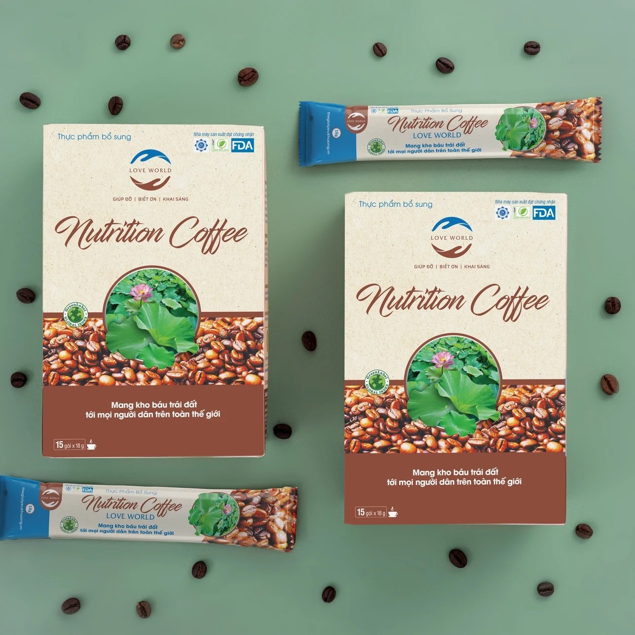 Sản phẩm Love World Nutrition Coffee bị nghi quảng cáo gây hiểu lầm trên sàn thương mại điện tử